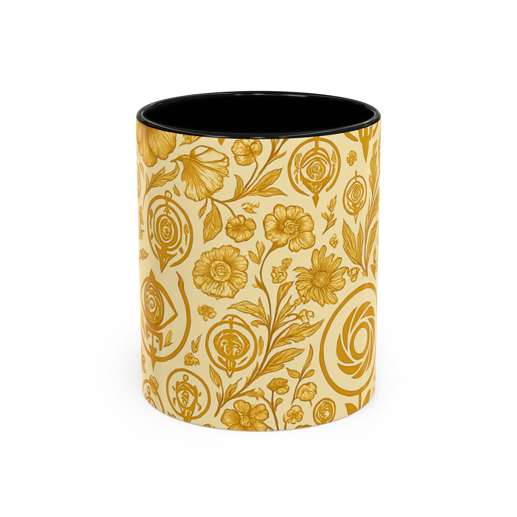 SEV ACCENT COFFEE MUG — GOLDCREAM FLORAL — alternate view 19 of 68