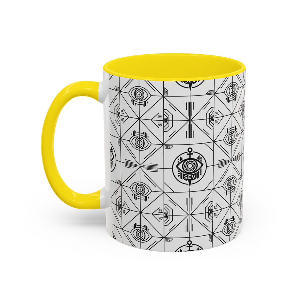 SEV ACCENT COFFEE MUG — PRECISION MONO BLACK — alternate view 51 of 68