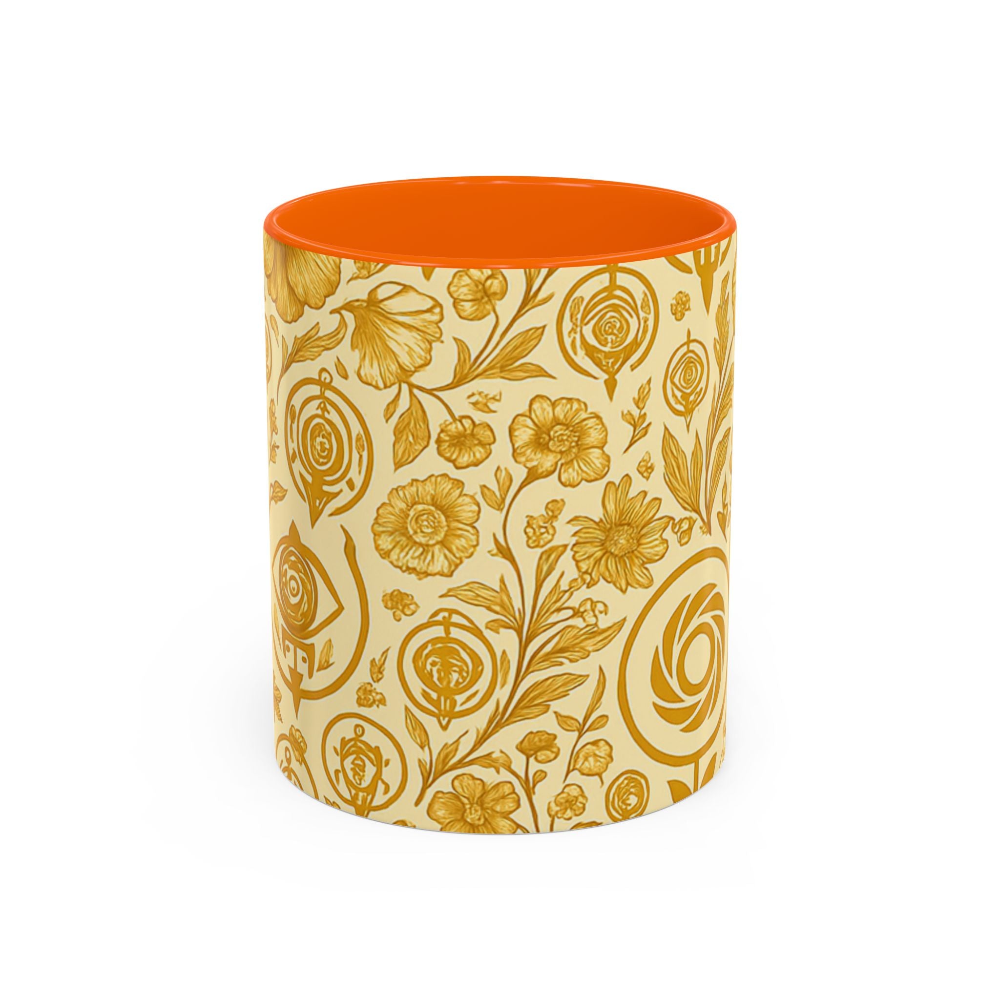 SEV ACCENT COFFEE MUG — GOLDCREAM FLORAL — alternate view 12 of 68