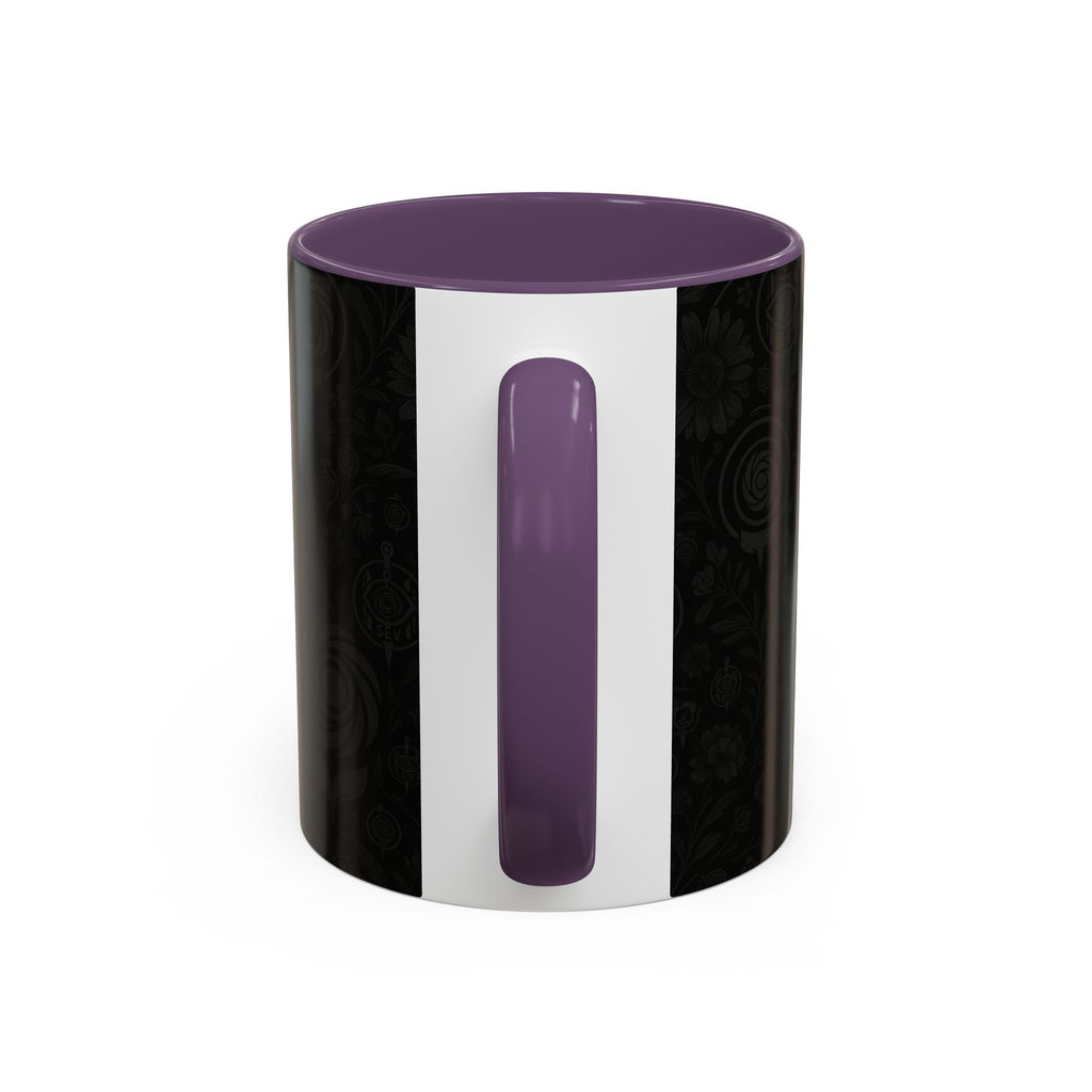SEV ACCENT COFFEE MUG — COOL NOIR GRAPHITE FLORAL — alternate view 64 of 68