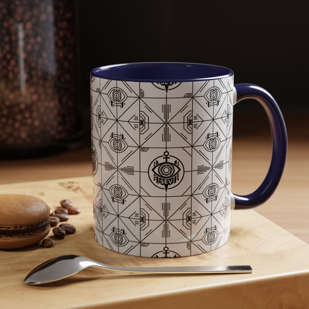 SEV ACCENT COFFEE MUG — PRECISION MONO BLACK — alternate view 23 of 68
