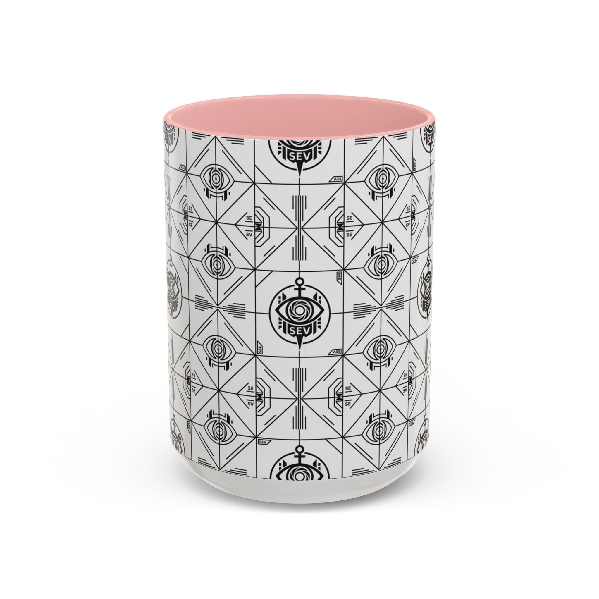 SEV ACCENT COFFEE MUG — PRECISION MONO BLACK — alternate view 8 of 68