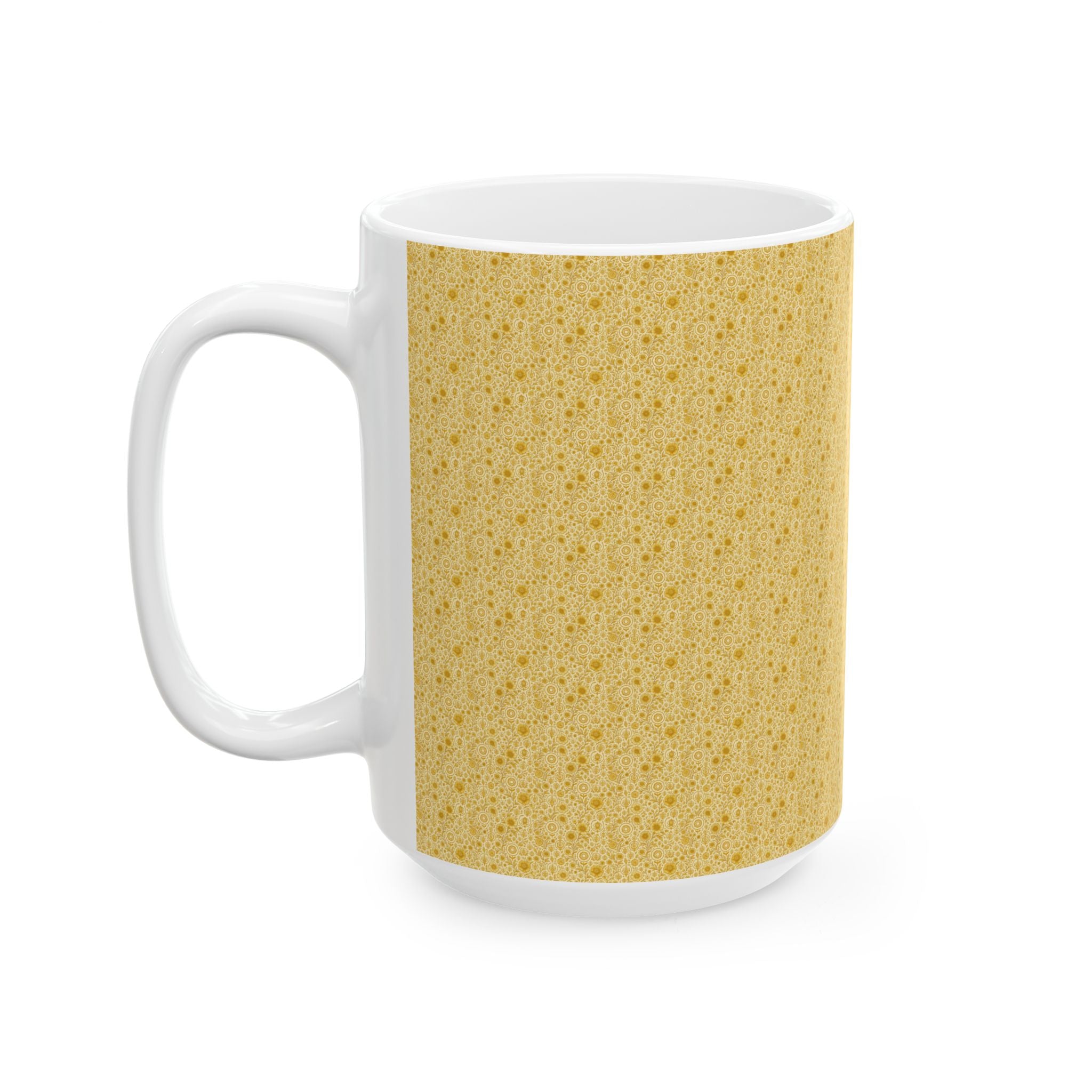 SEV CERAMIC MUG — GOLDCREAM FLORAL — alternate view 7 of 7