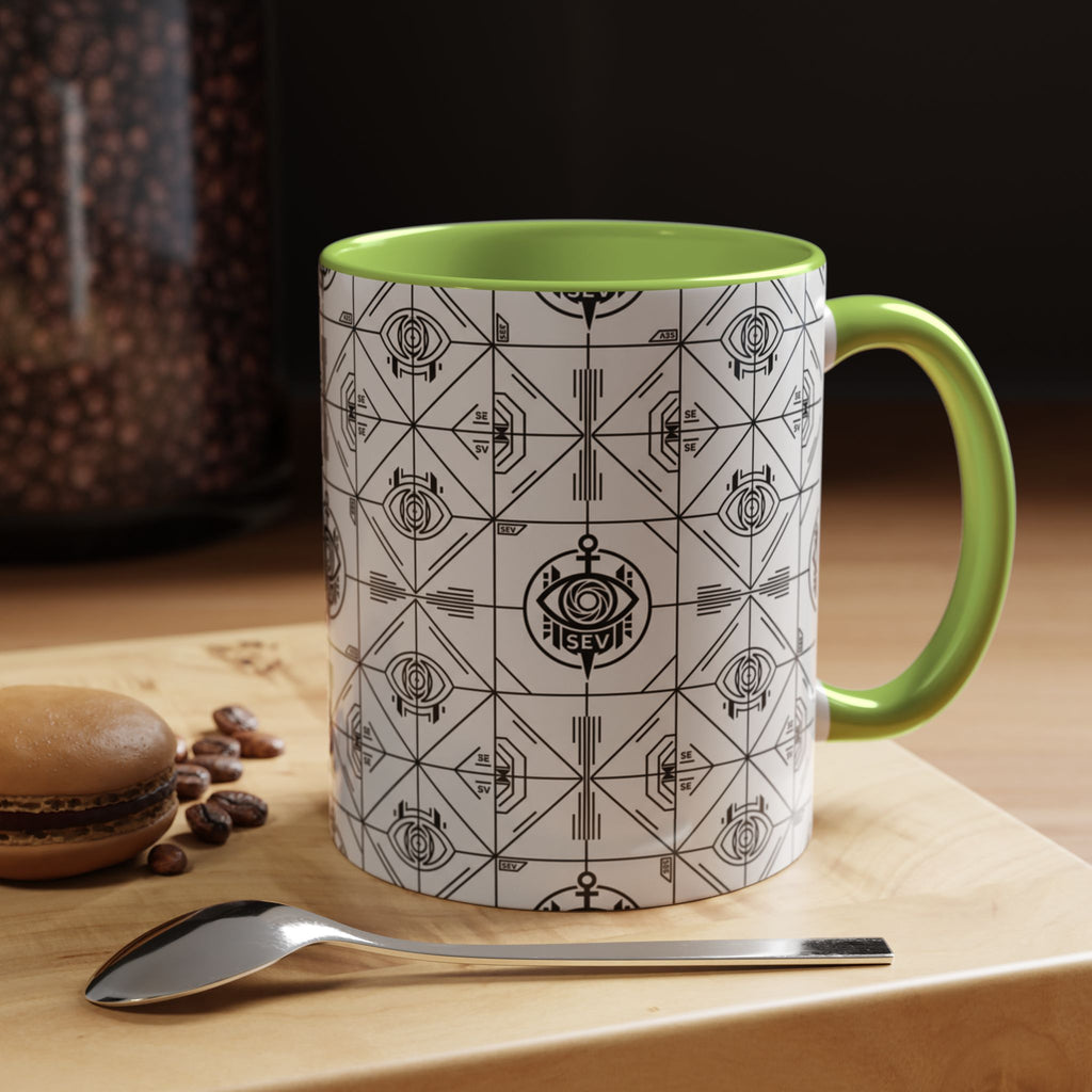 SEV ACCENT COFFEE MUG — PRECISION MONO BLACK — alternate view 62 of 68