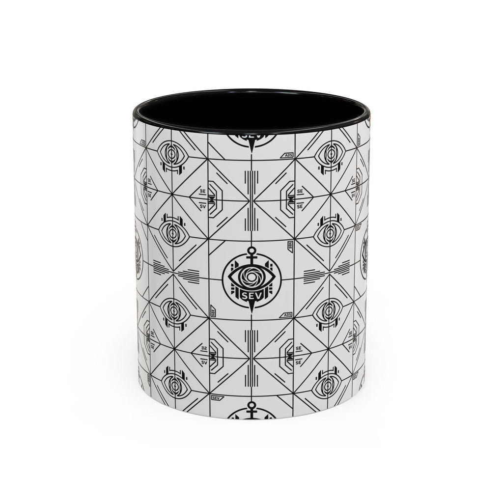 SEV ACCENT COFFEE MUG — PRECISION MONO BLACK — alternate view 19 of 68