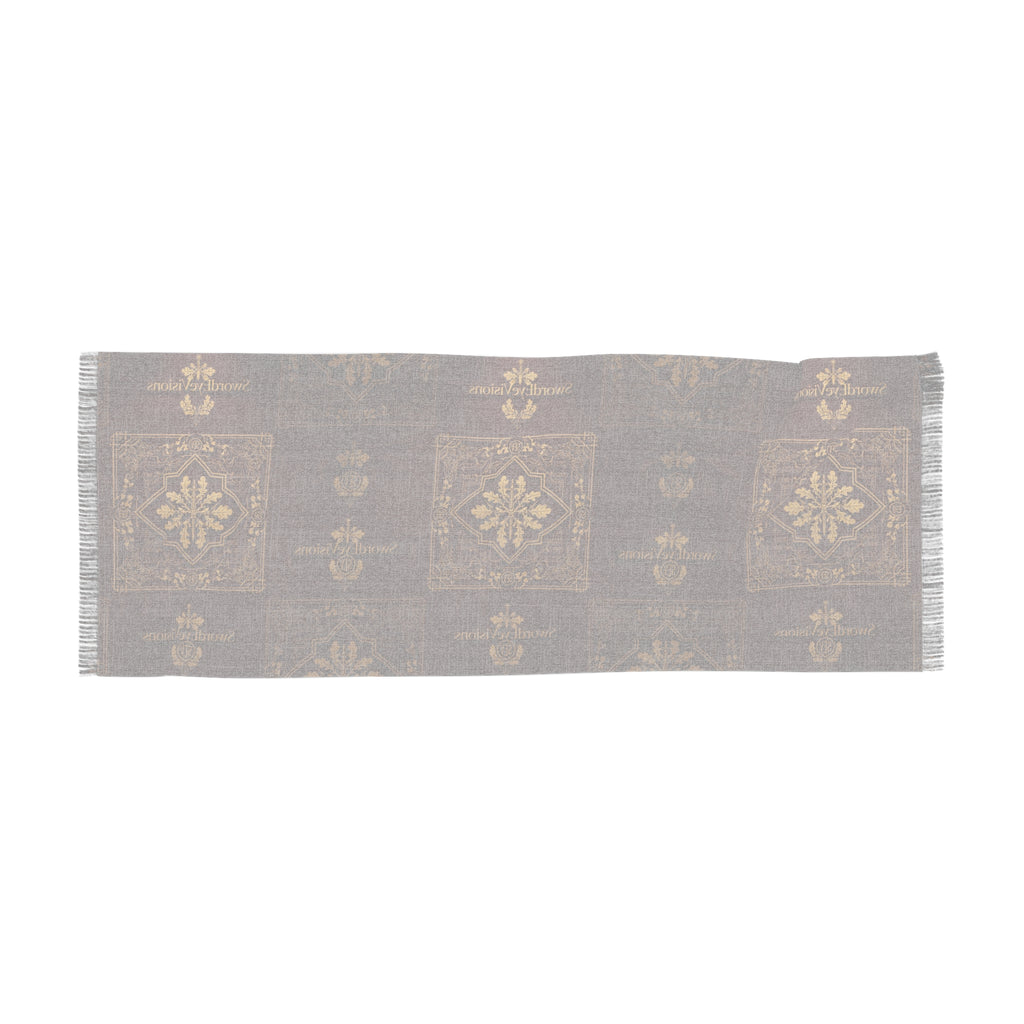 Imperial Burgundy Gold Scarf — SEV Shadow Layer V2 — alternate view 4 of 6