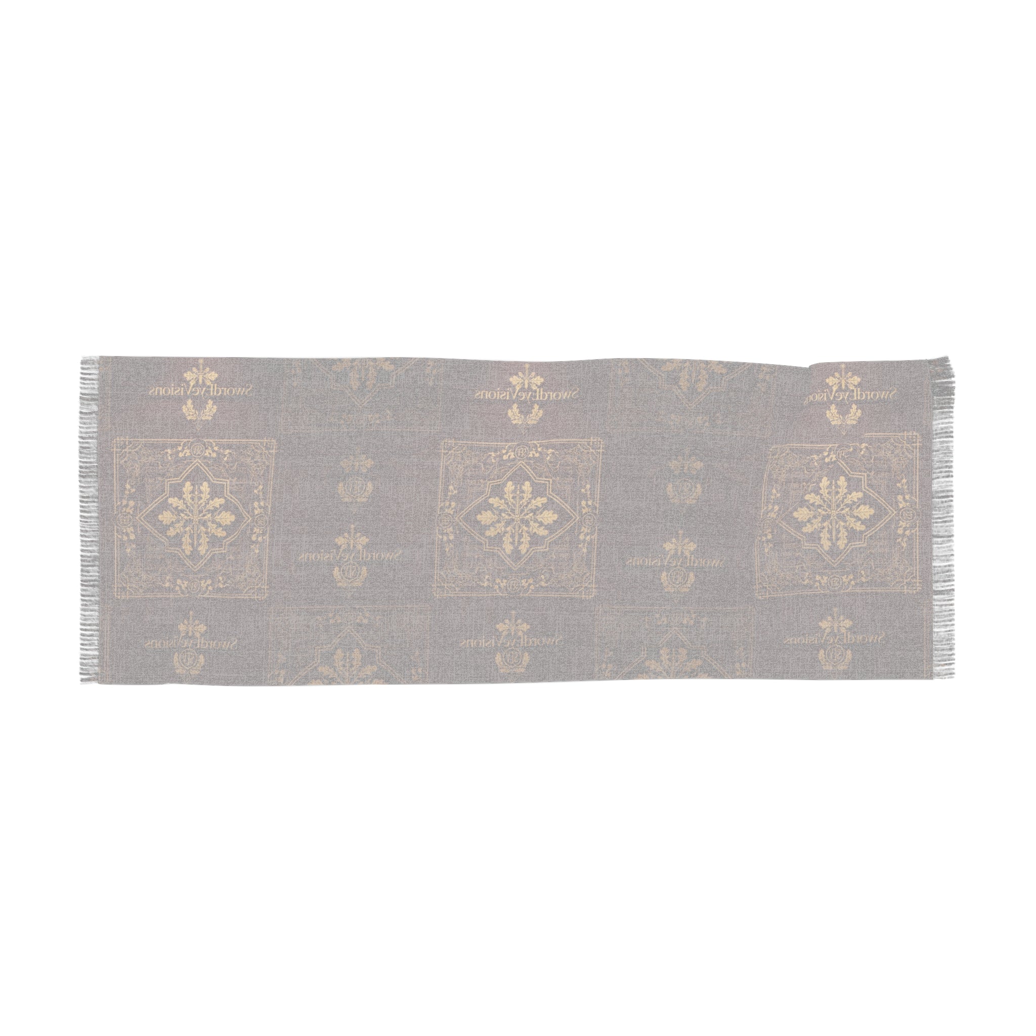 Imperial Burgundy Gold Scarf — SEV Shadow Layer V2 — alternate view 4 of 6