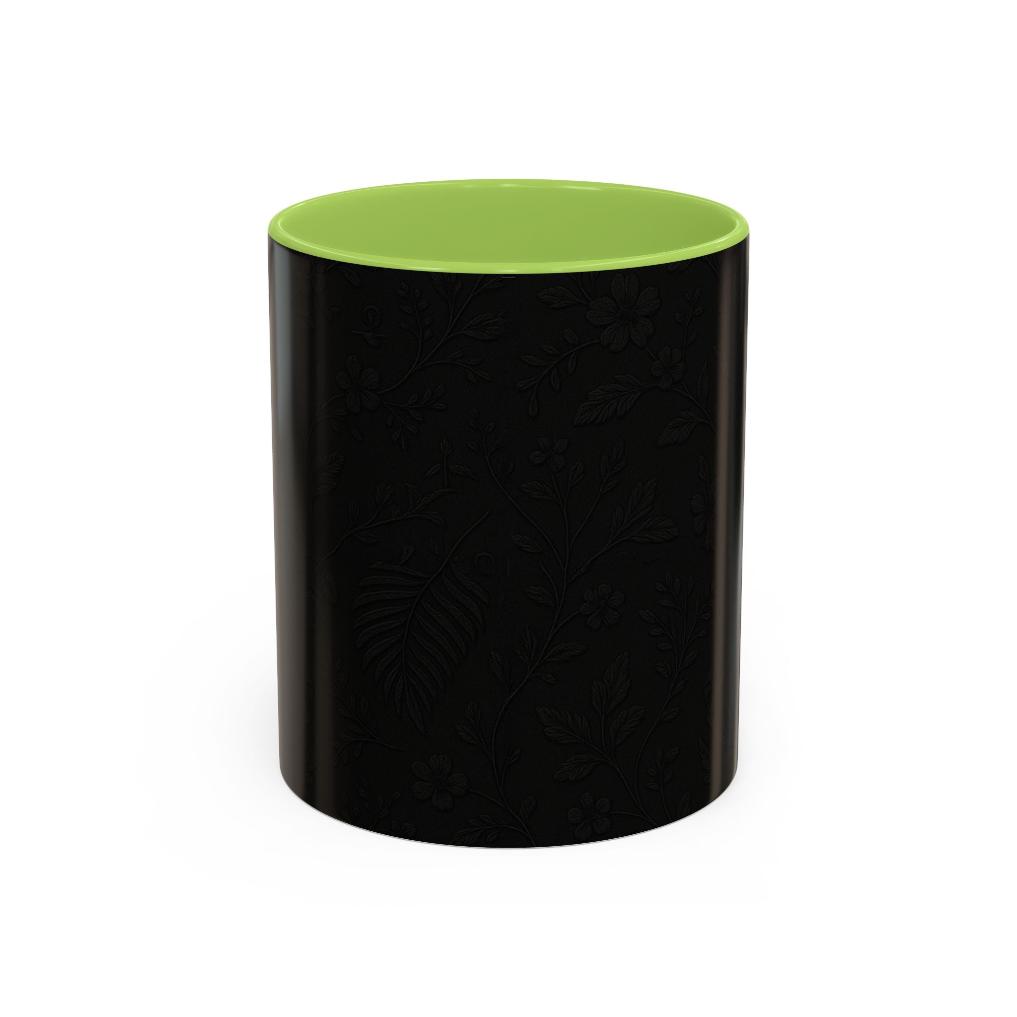 SEV ACCENT COFFEE MUG — NOIR GRAPHITE SUBTLE BOTANICAL — alternate view 16 of 68