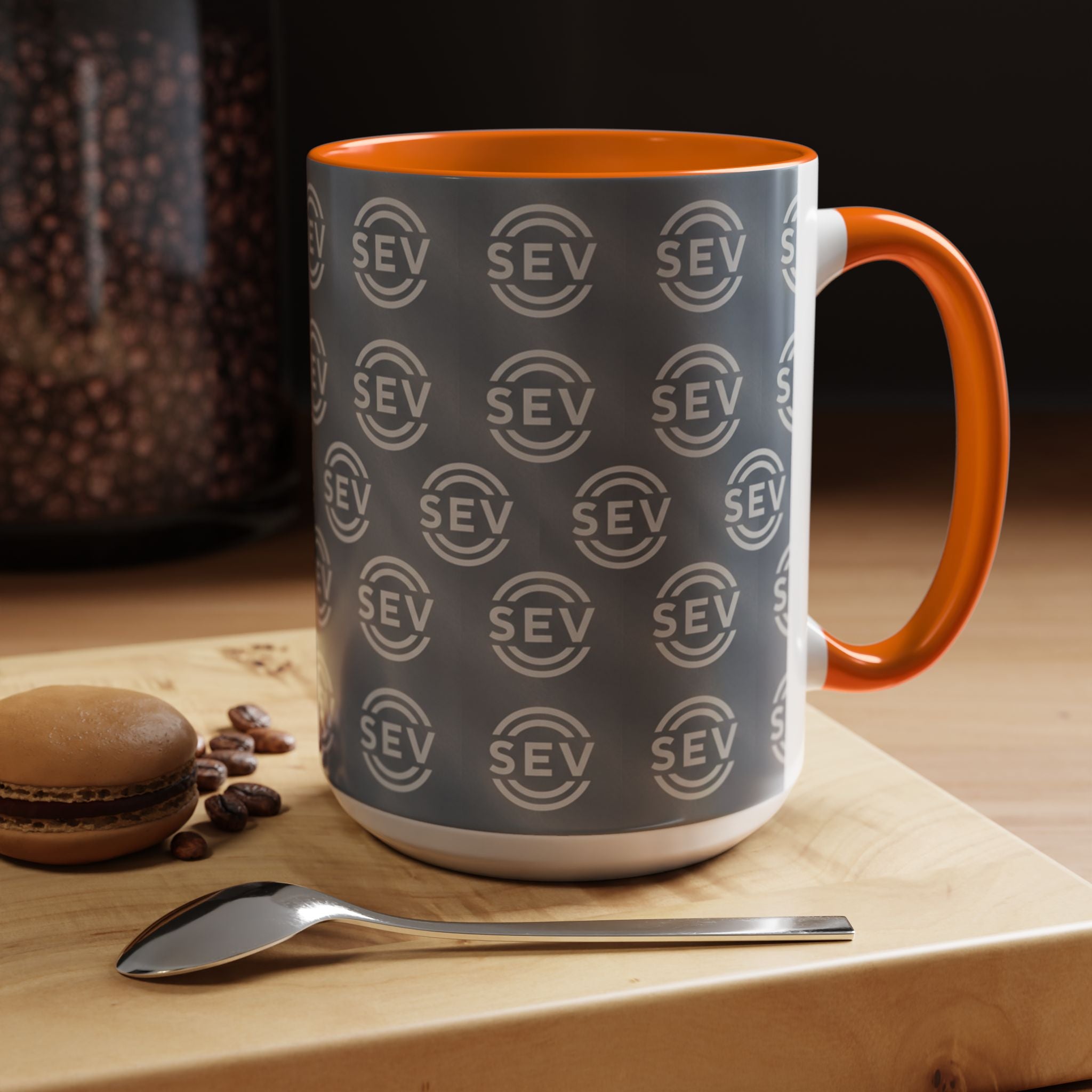 SEV ACCENT COFFEE MUG — DENSE WINTER STEEL GREY — alternate view 56 of 68