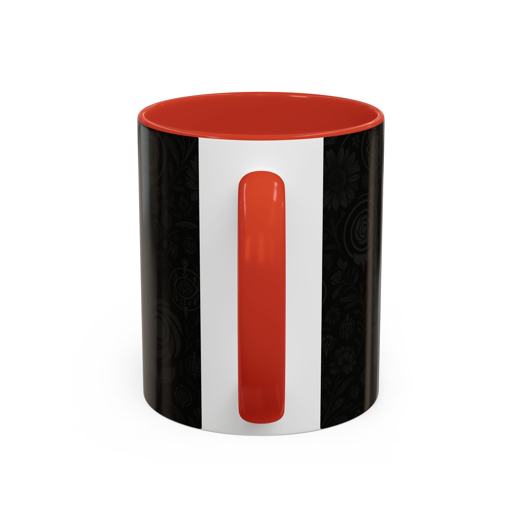 SEV ACCENT COFFEE MUG — COOL NOIR GRAPHITE FLORAL — alternate view 28 of 68