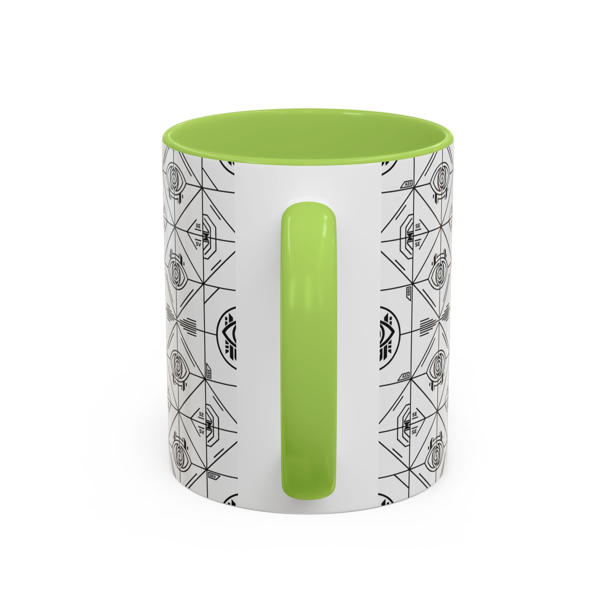 SEV ACCENT COFFEE MUG — PRECISION MONO BLACK — alternate view 61 of 68