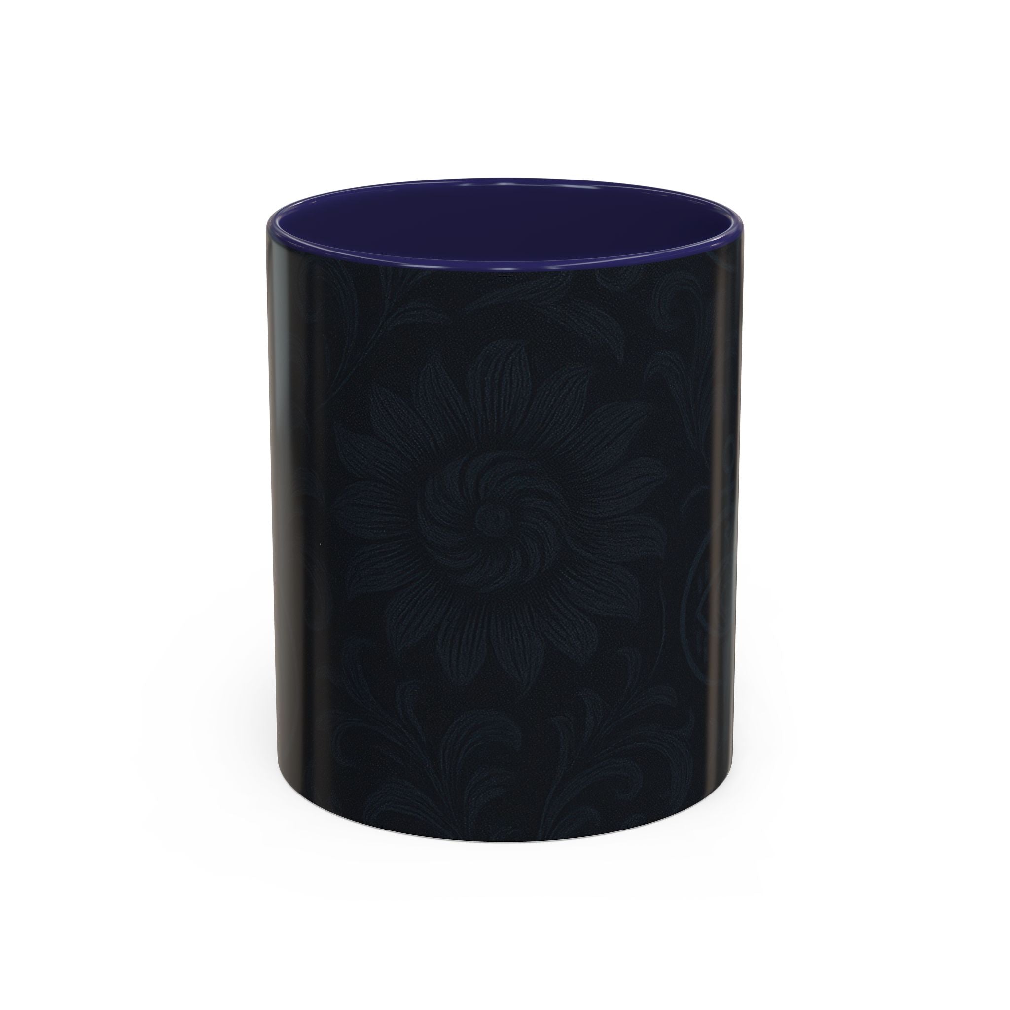 SEV ACCENT COFFEE MUG — MIDNIGHT NAVY FLORAL — alternate view 3 of 68