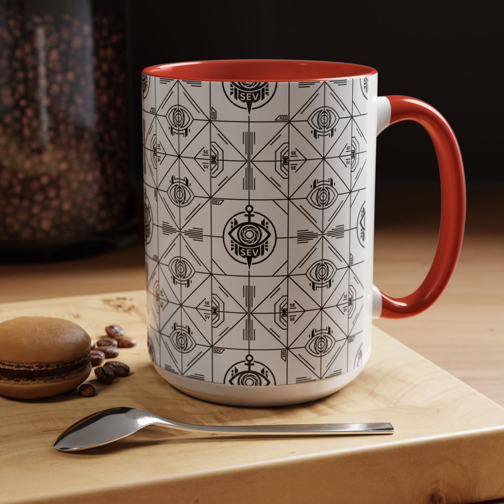 SEV ACCENT COFFEE MUG — PRECISION MONO BLACK — alternate view 41 of 68