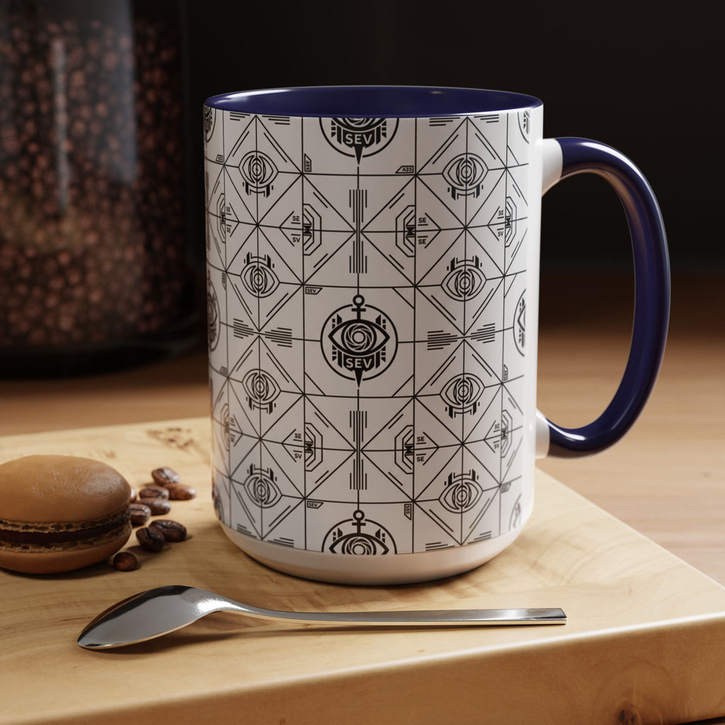 SEV ACCENT COFFEE MUG — PRECISION MONO BLACK — alternate view 35 of 68