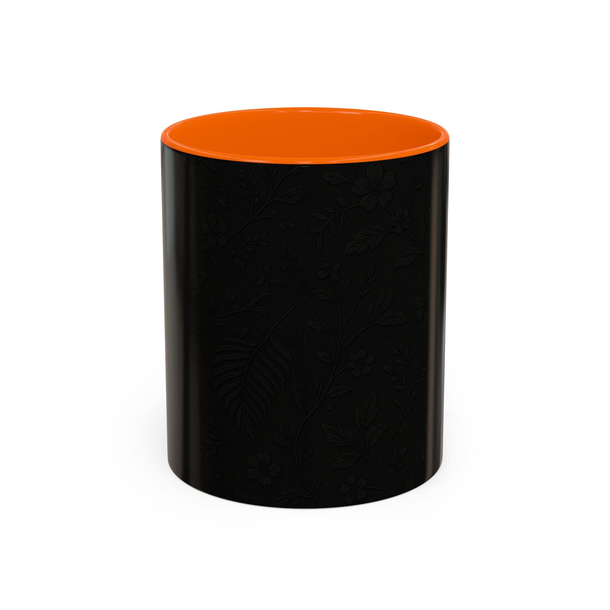 SEV ACCENT COFFEE MUG — NOIR GRAPHITE SUBTLE BOTANICAL — alternate view 12 of 68