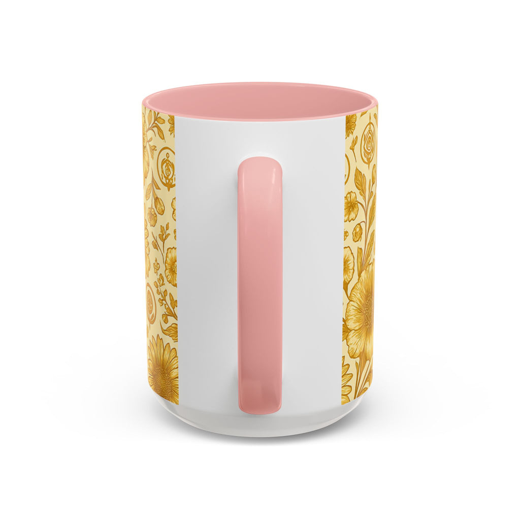 SEV ACCENT COFFEE MUG — GOLDCREAM FLORAL — alternate view 37 of 68