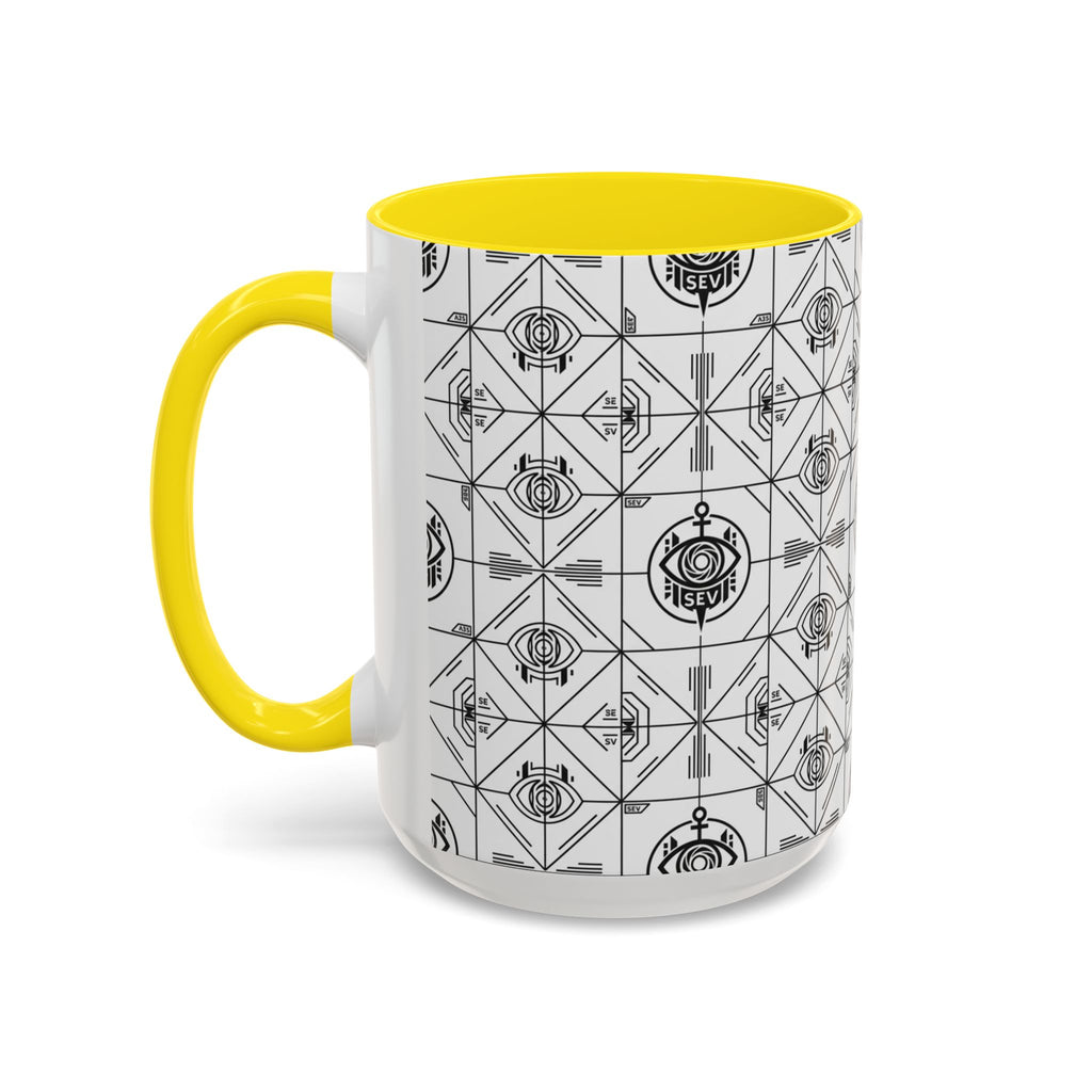 SEV ACCENT COFFEE MUG — PRECISION MONO BLACK — alternate view 57 of 68
