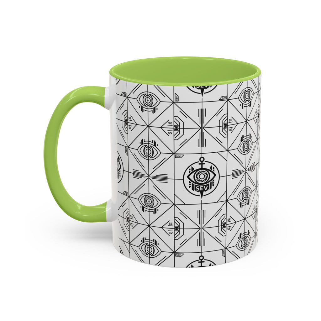 SEV ACCENT COFFEE MUG — PRECISION MONO BLACK — alternate view 60 of 68