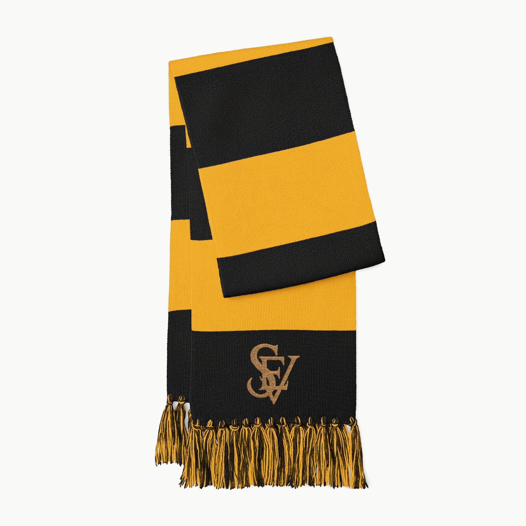 Spectator Scarf — SEV Gold Embroidery — alternate view 10 of 11