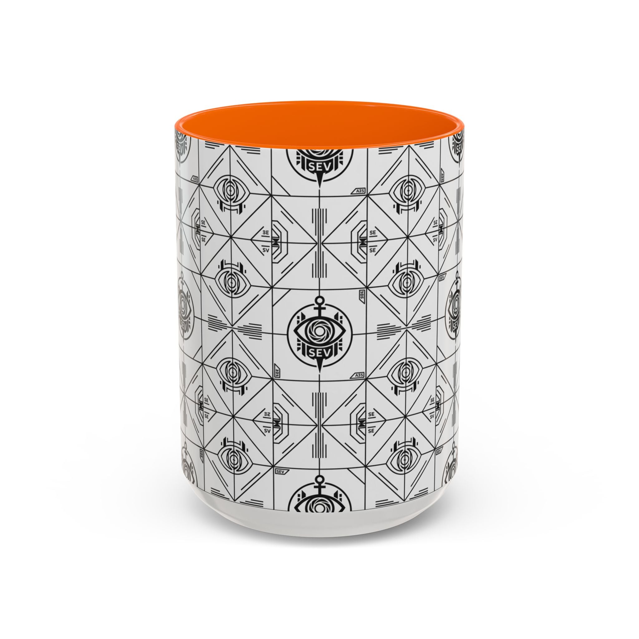SEV ACCENT COFFEE MUG — PRECISION MONO BLACK — alternate view 14 of 68