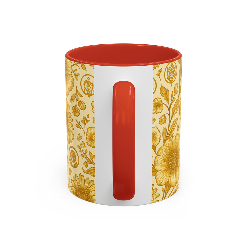SEV ACCENT COFFEE MUG — GOLDCREAM FLORAL — alternate view 28 of 68
