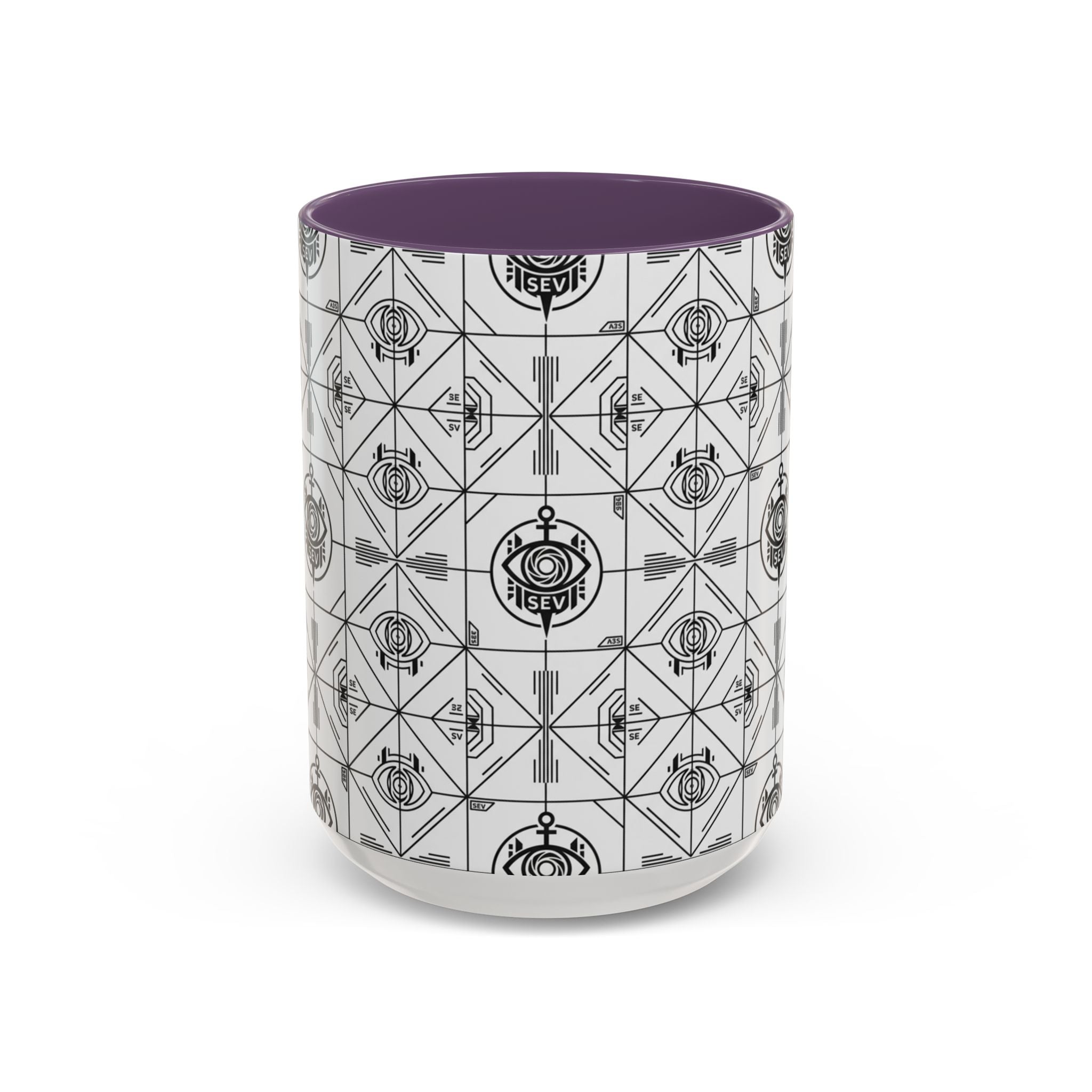 SEV ACCENT COFFEE MUG — PRECISION MONO BLACK — alternate view 18 of 68