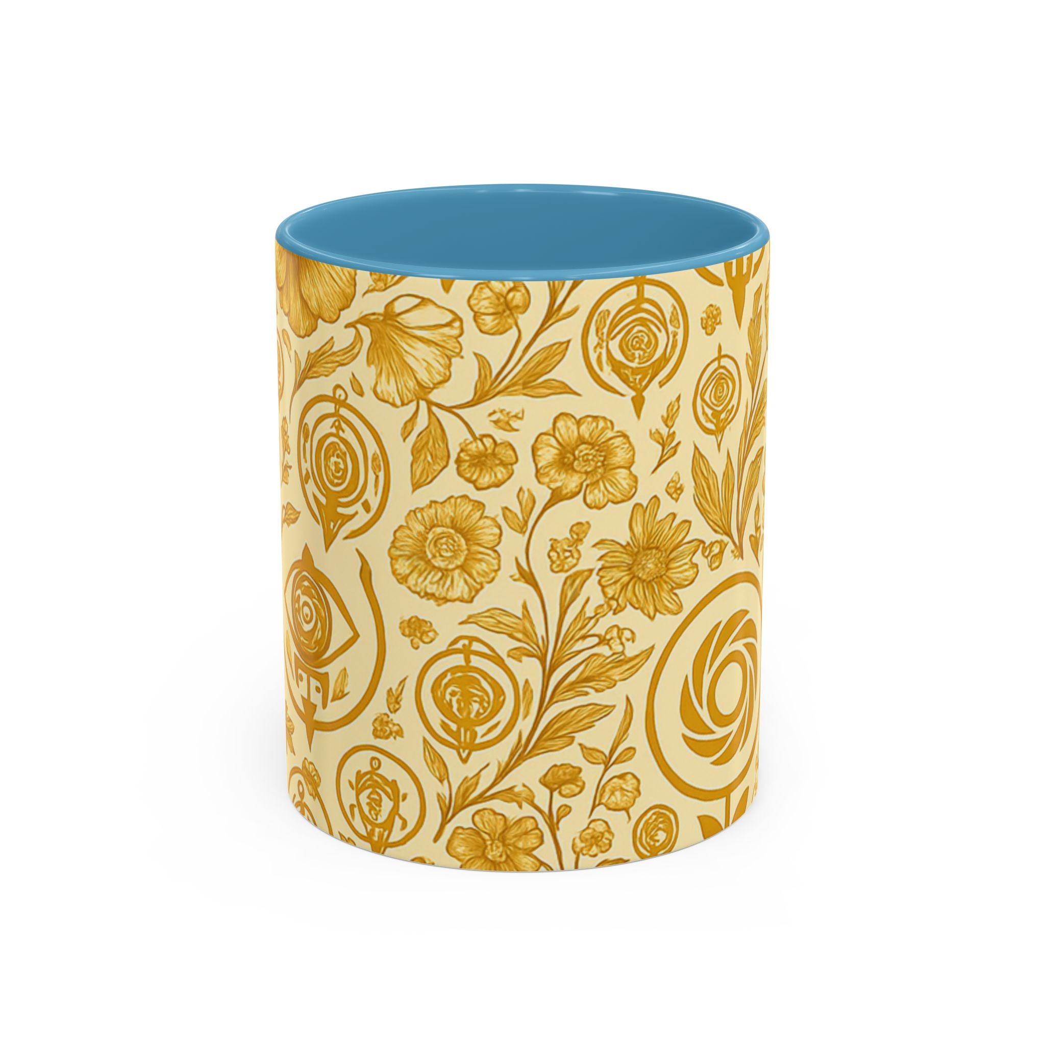 SEV ACCENT COFFEE MUG — GOLDCREAM FLORAL — alternate view 10 of 68