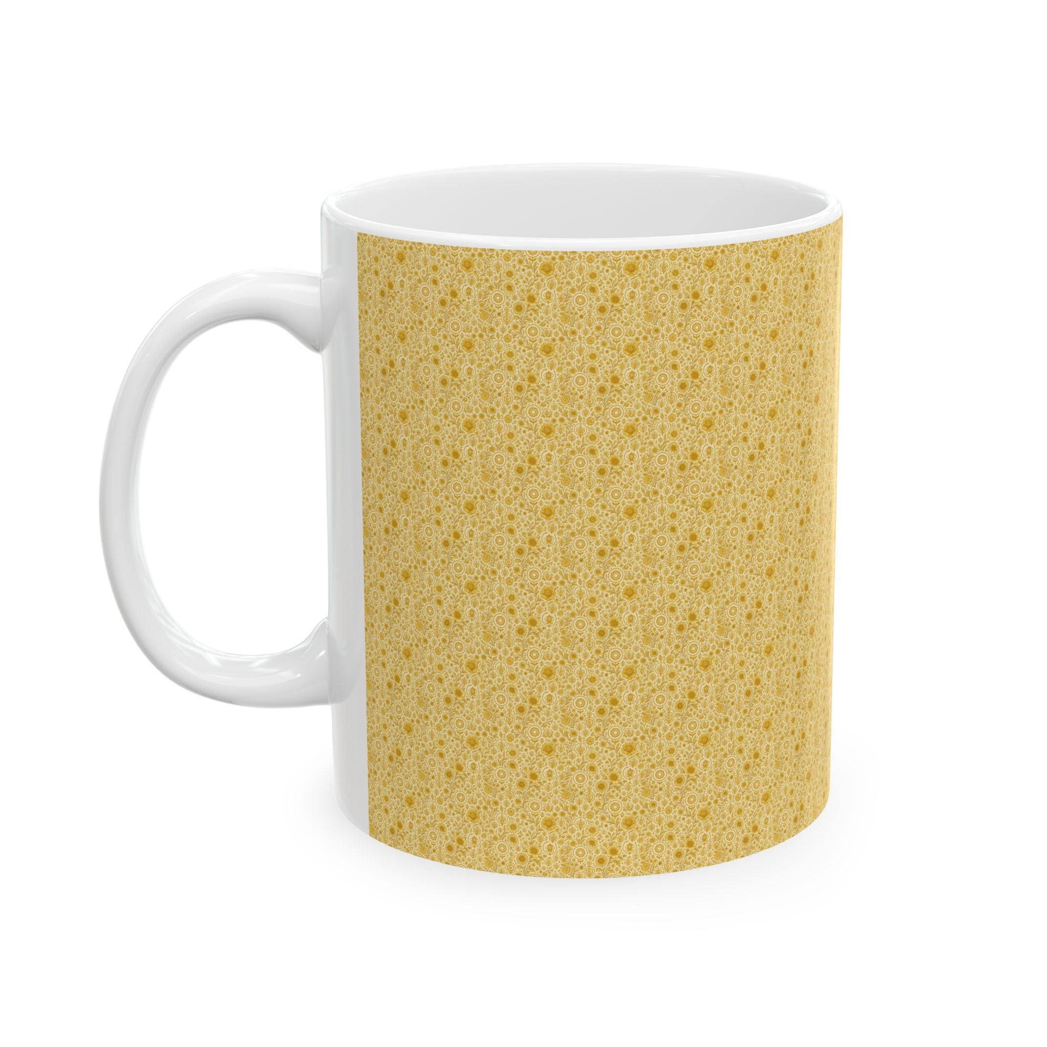 SEV CERAMIC MUG — GOLDCREAM FLORAL — alternate view 5 of 7