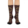 Imperial Burgundy Gold Socks — SEV Shadow Layer V1 — alternate view 1 of 4