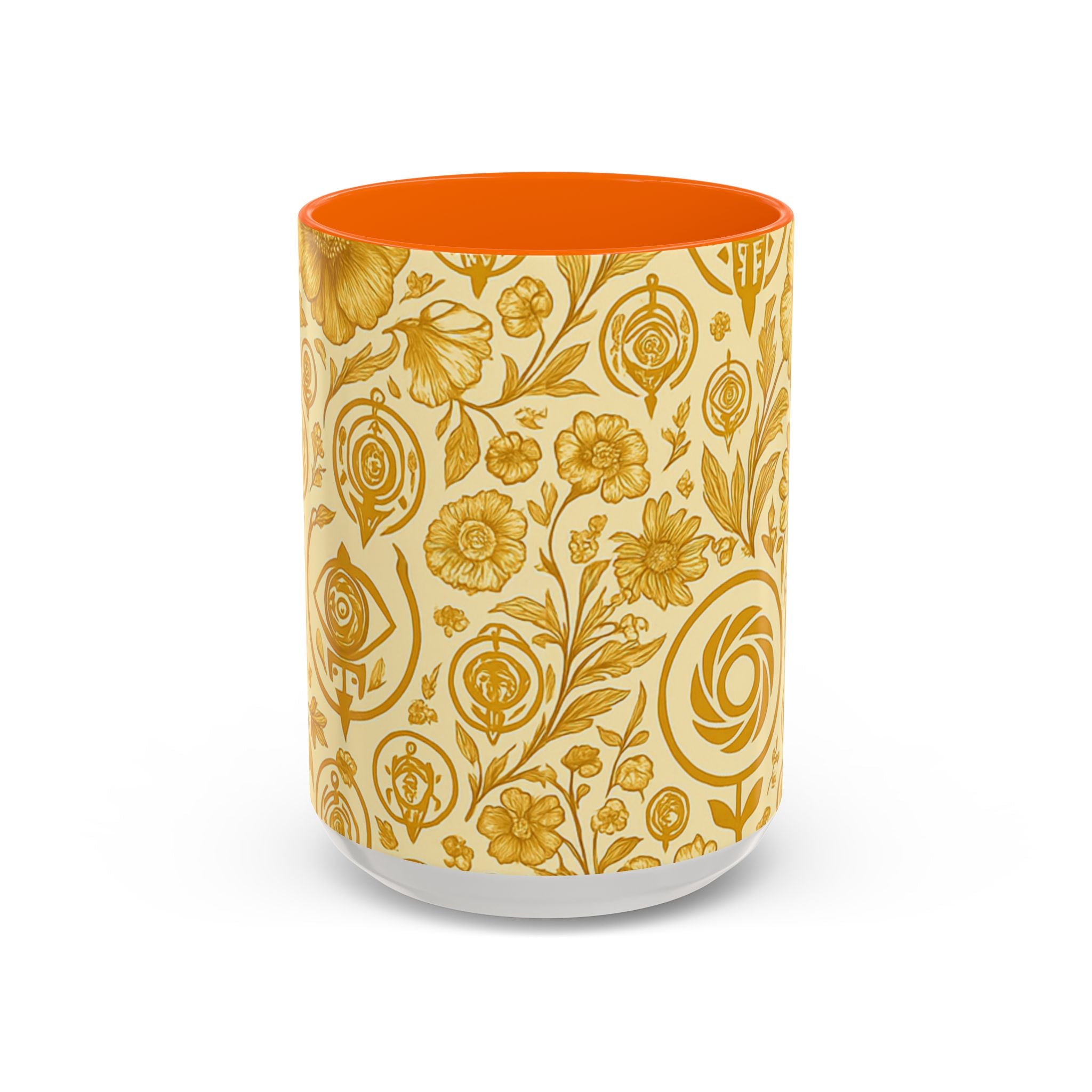 SEV ACCENT COFFEE MUG — GOLDCREAM FLORAL — alternate view 14 of 68