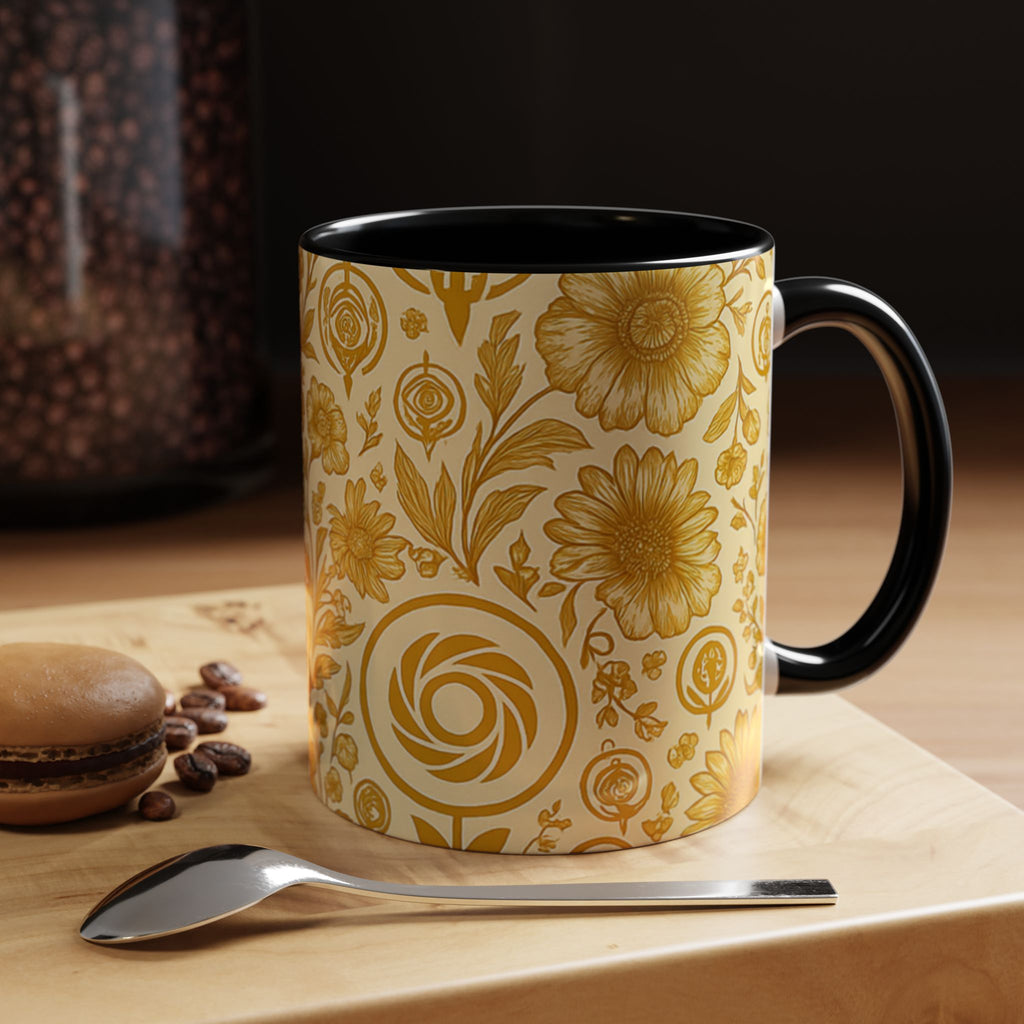 SEV ACCENT COFFEE MUG — GOLDCREAM FLORAL — alternate view 1 of 68