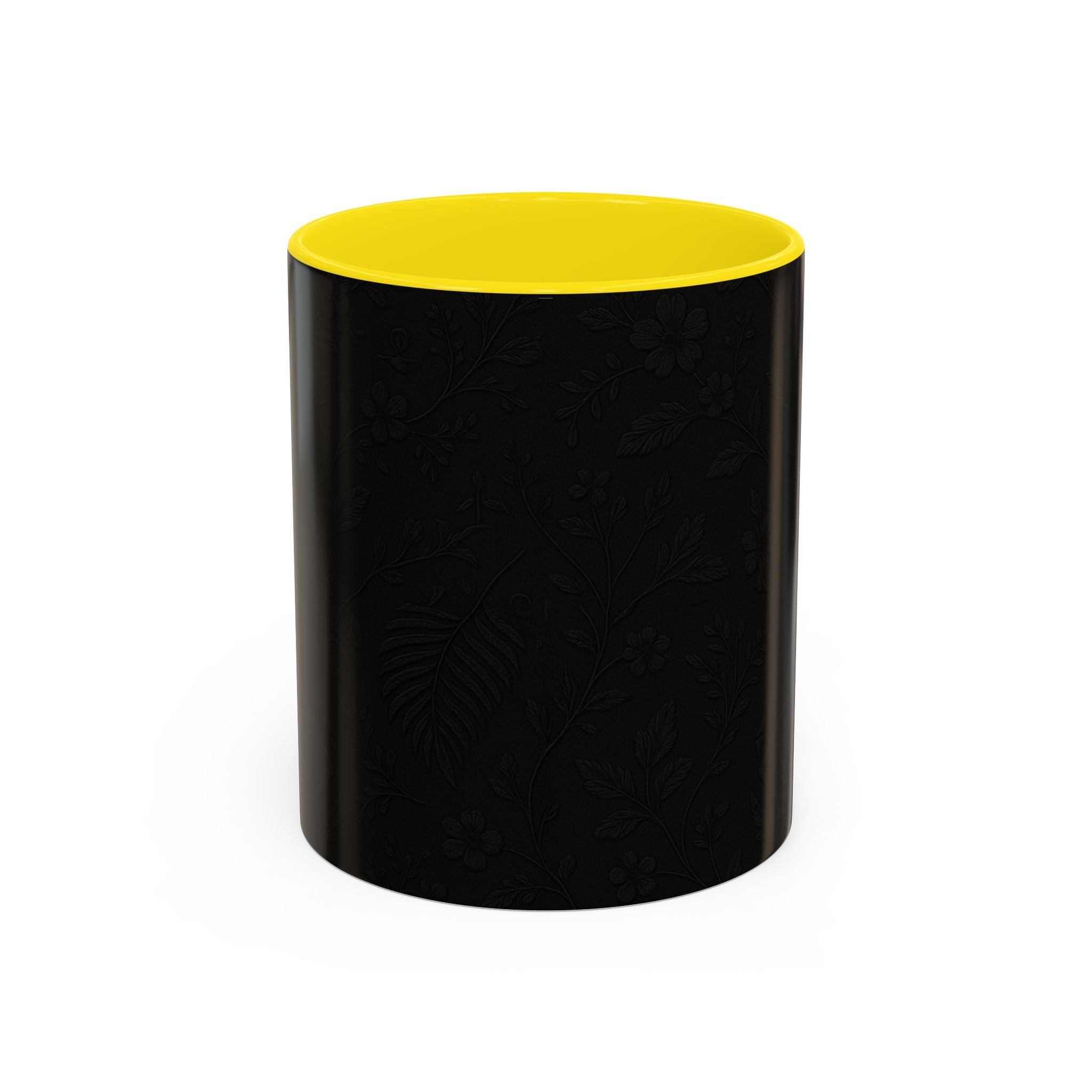 SEV ACCENT COFFEE MUG — NOIR GRAPHITE SUBTLE BOTANICAL — alternate view 13 of 68