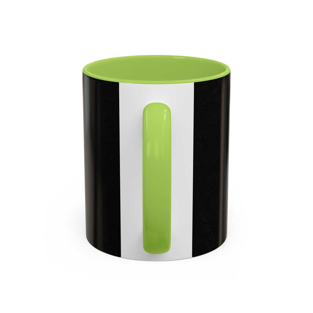 SEV ACCENT COFFEE MUG — NOIR GRAPHITE SUBTLE BOTANICAL — alternate view 61 of 68