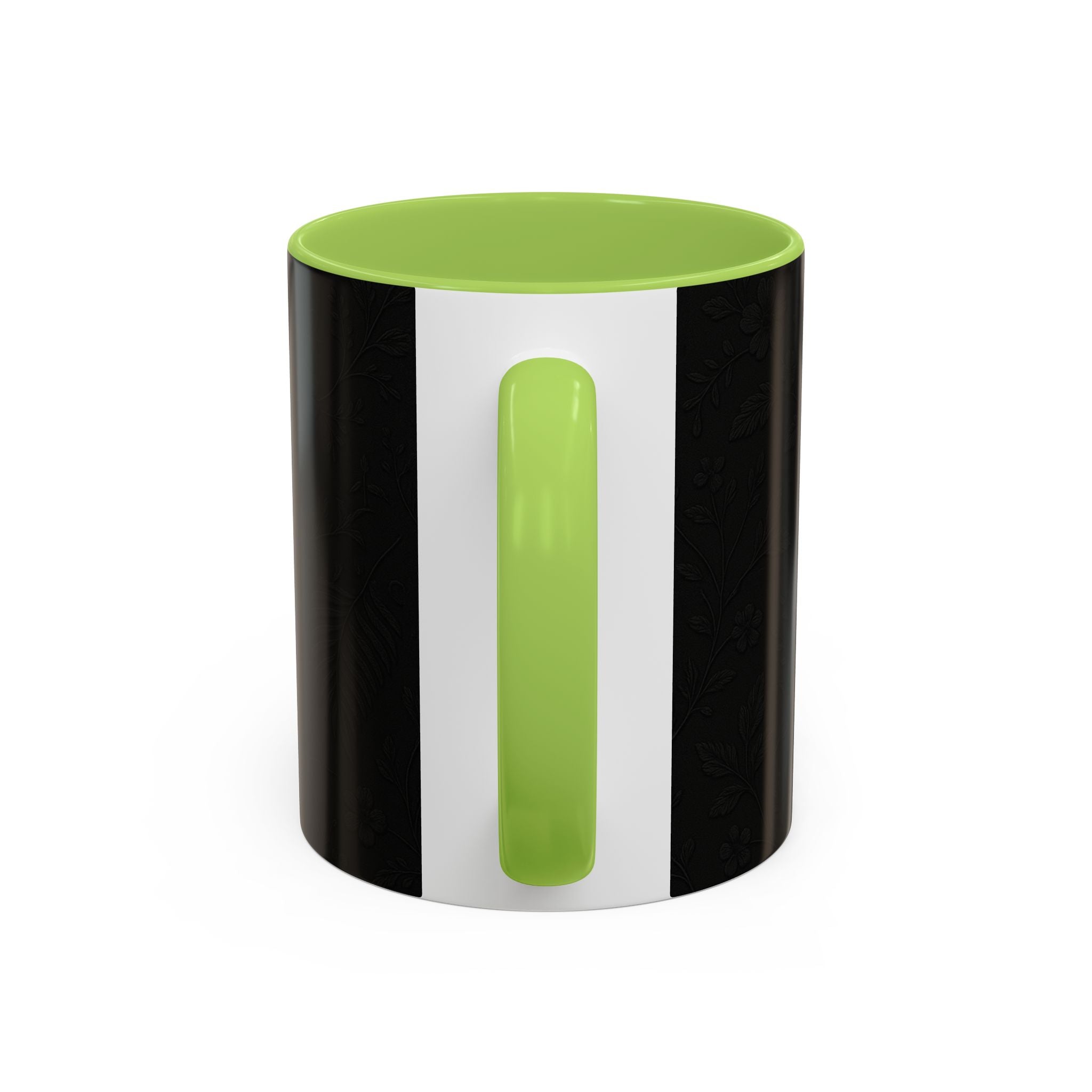 SEV ACCENT COFFEE MUG — NOIR GRAPHITE SUBTLE BOTANICAL — alternate view 61 of 68