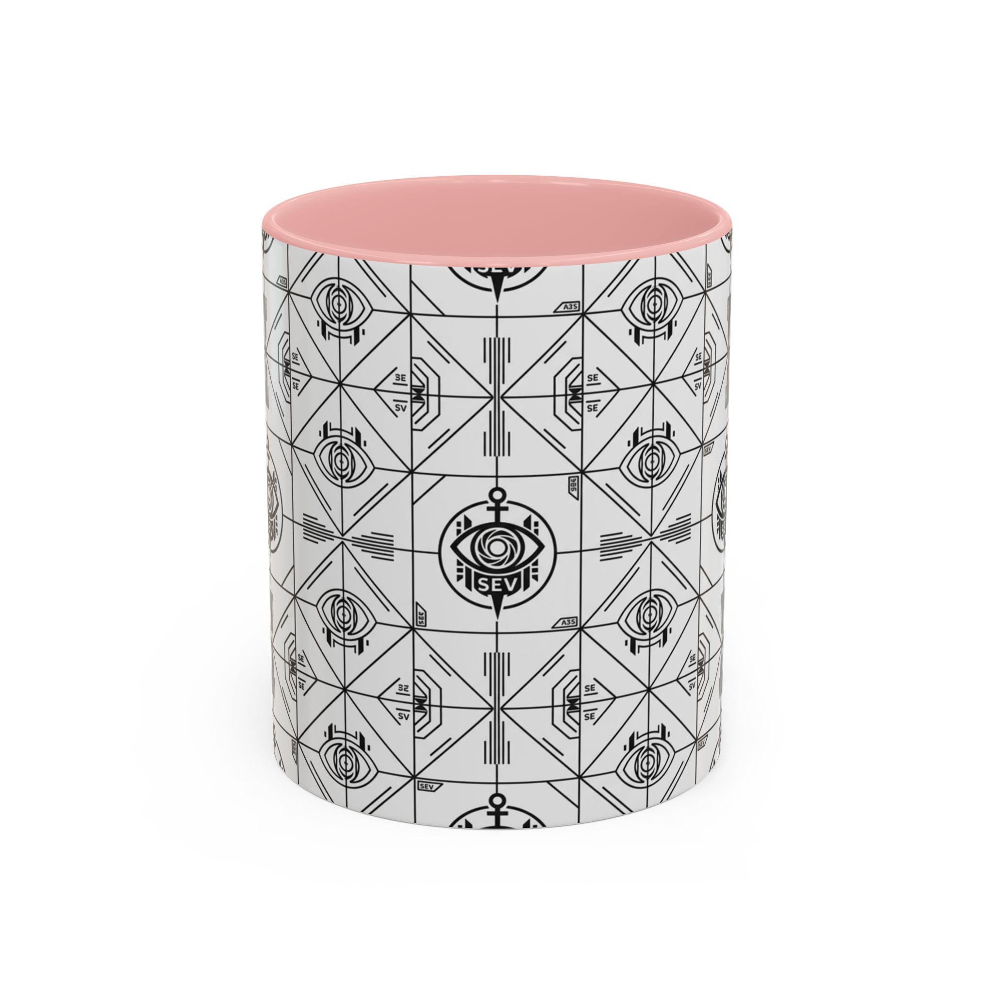 SEV ACCENT COFFEE MUG — PRECISION MONO BLACK — alternate view 4 of 68
