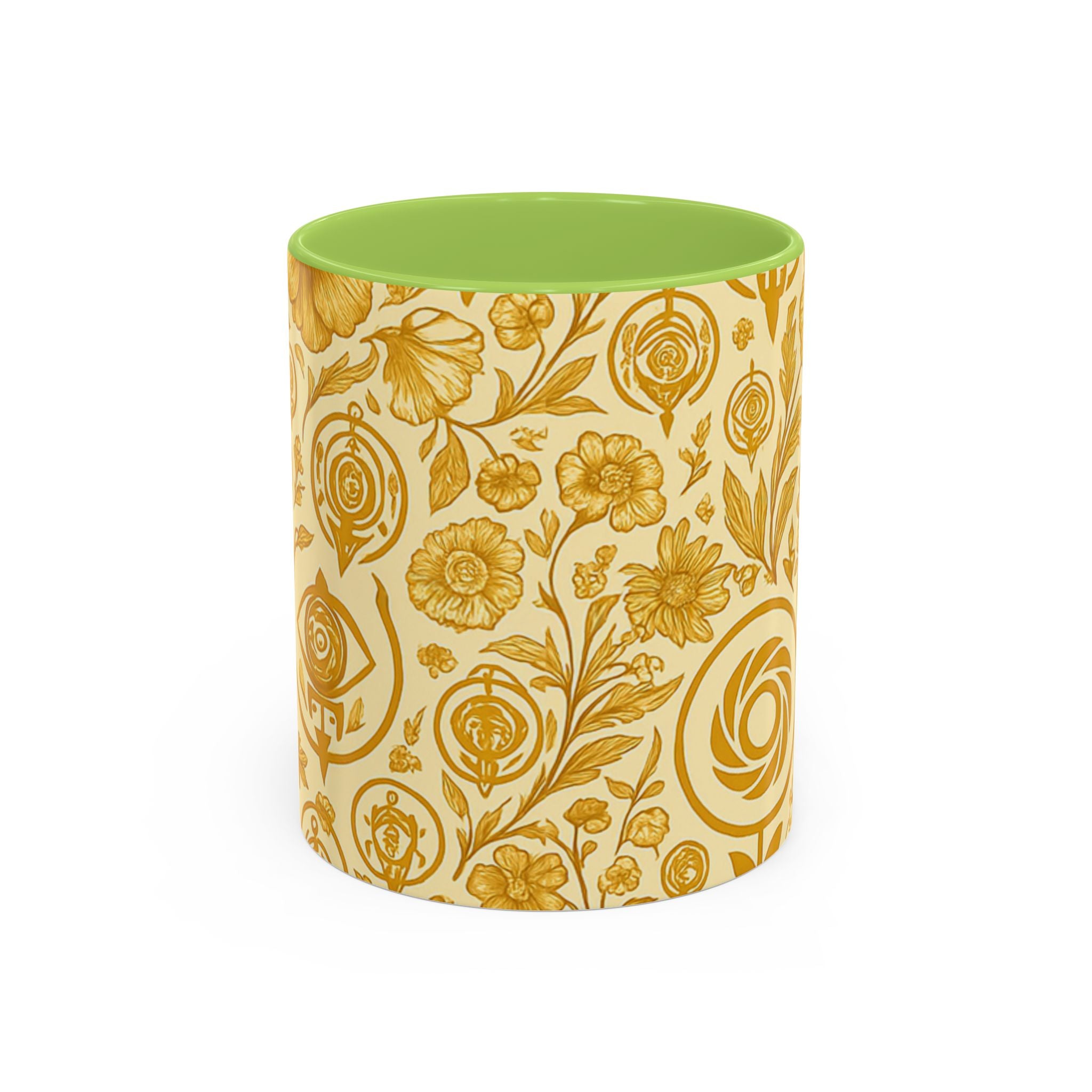 SEV ACCENT COFFEE MUG — GOLDCREAM FLORAL — alternate view 16 of 68