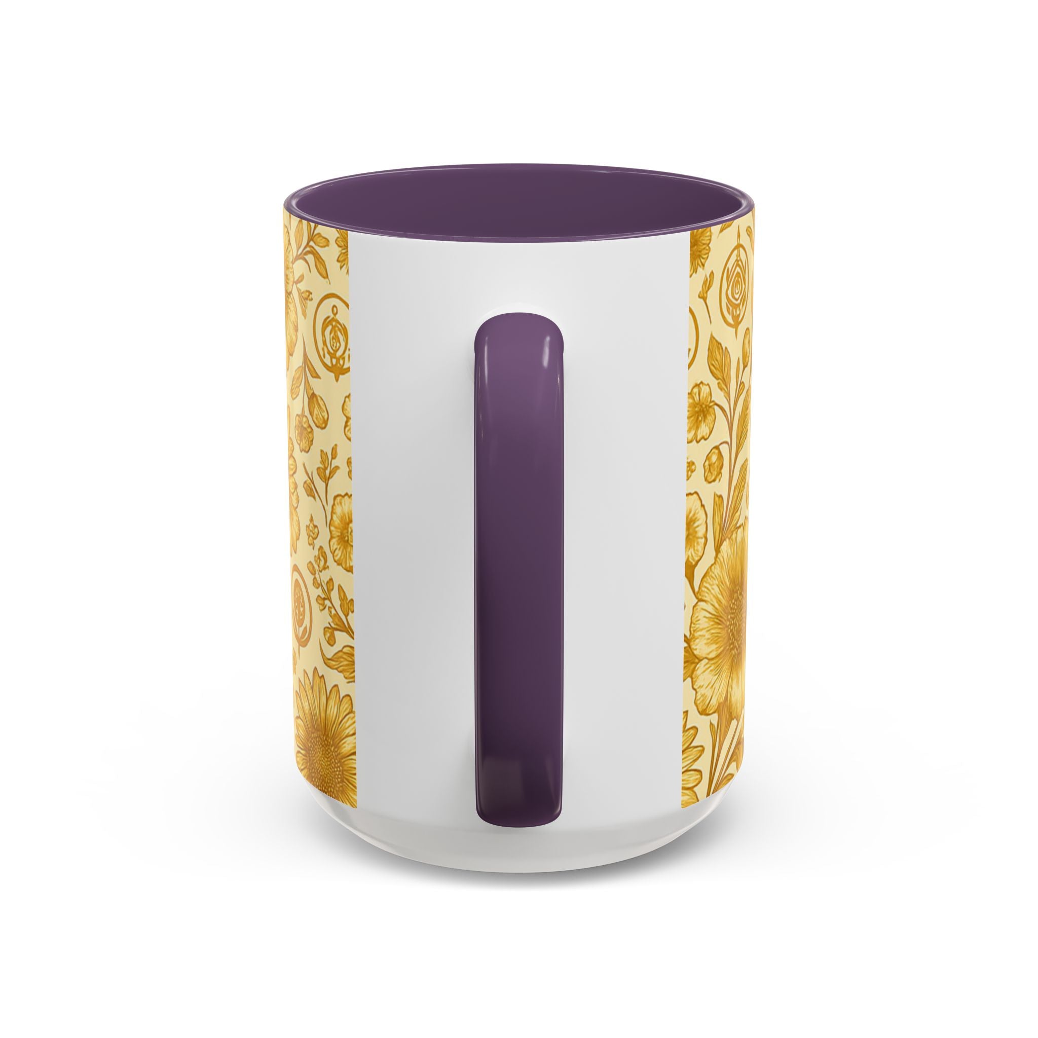 SEV ACCENT COFFEE MUG — GOLDCREAM FLORAL — alternate view 67 of 68