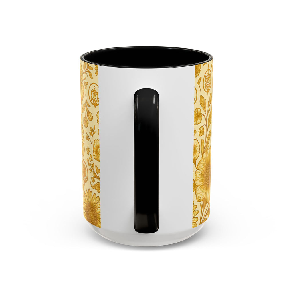SEV ACCENT COFFEE MUG — GOLDCREAM FLORAL — alternate view 31 of 68