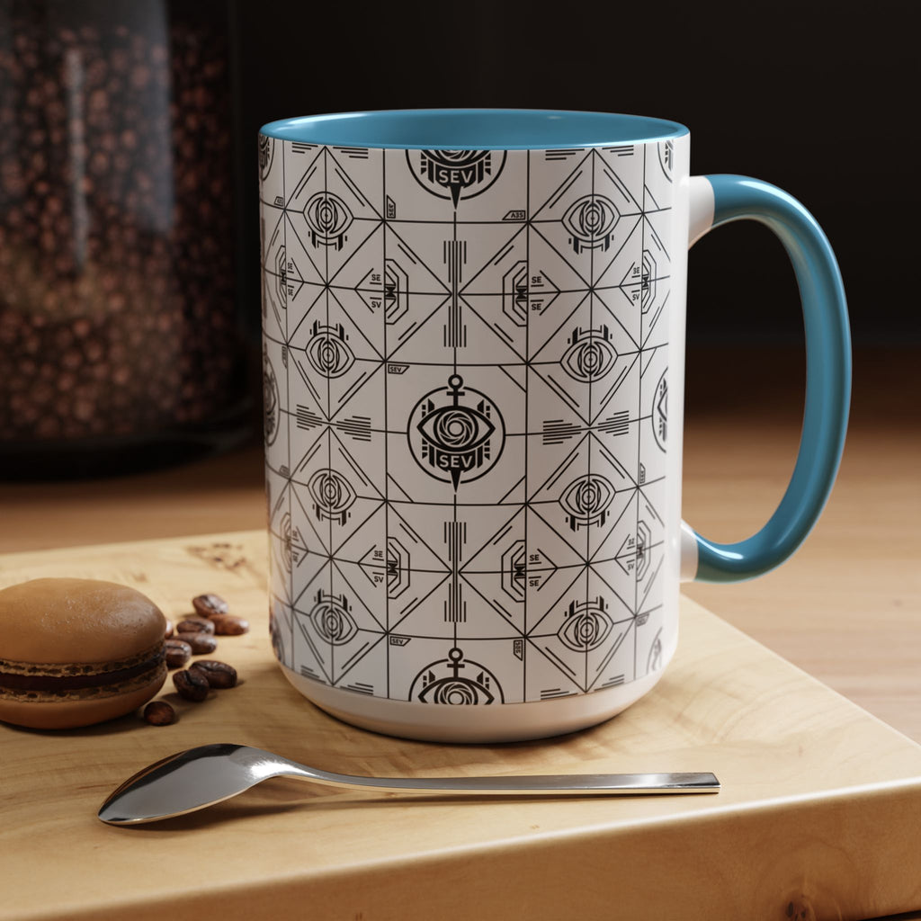 SEV ACCENT COFFEE MUG — PRECISION MONO BLACK — alternate view 47 of 68