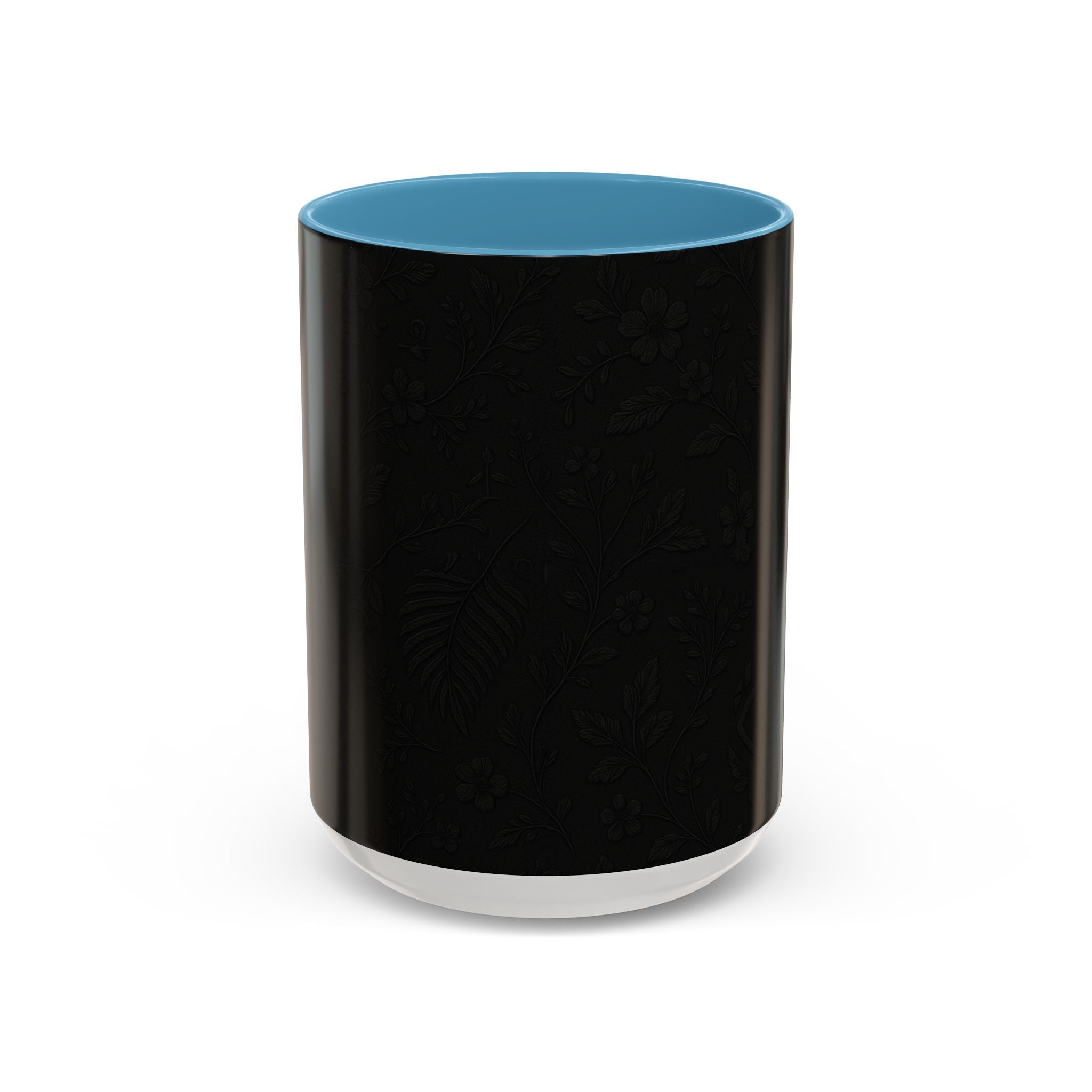 SEV ACCENT COFFEE MUG — NOIR GRAPHITE SUBTLE BOTANICAL — alternate view 11 of 68