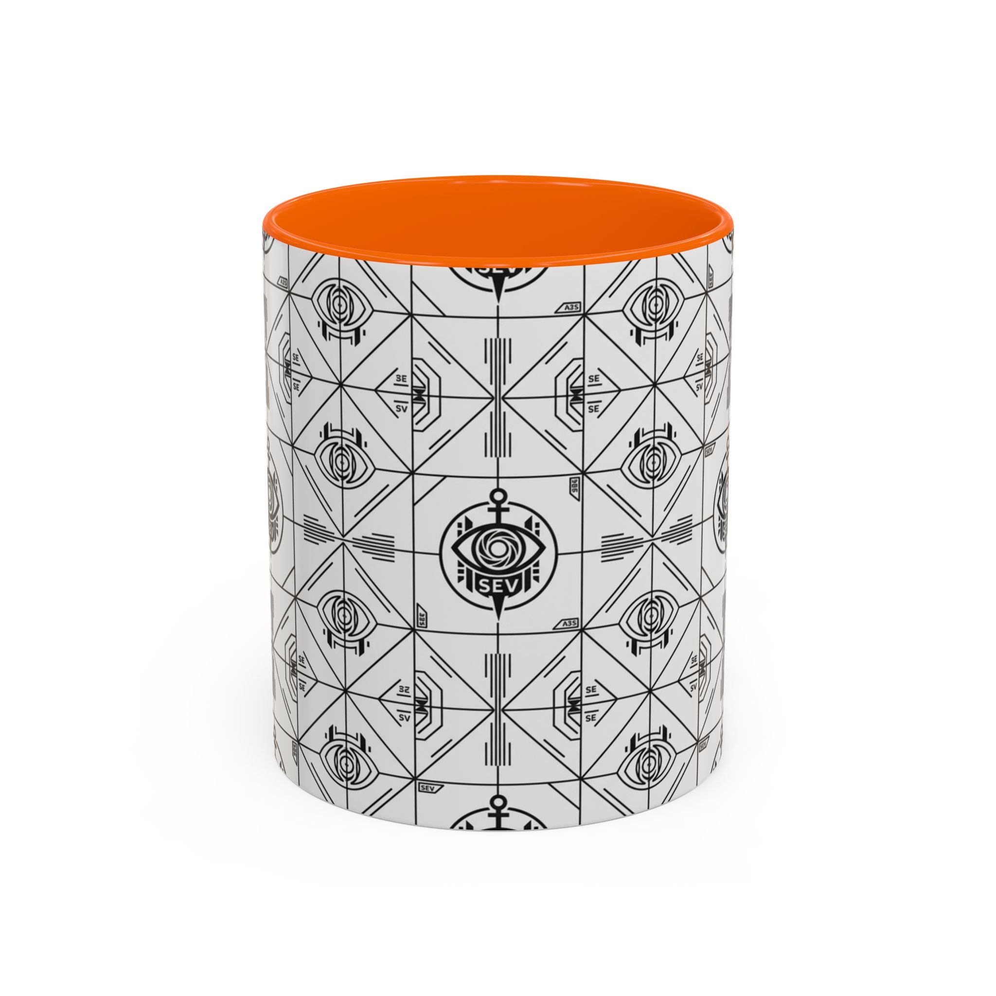 SEV ACCENT COFFEE MUG — PRECISION MONO BLACK — alternate view 12 of 68
