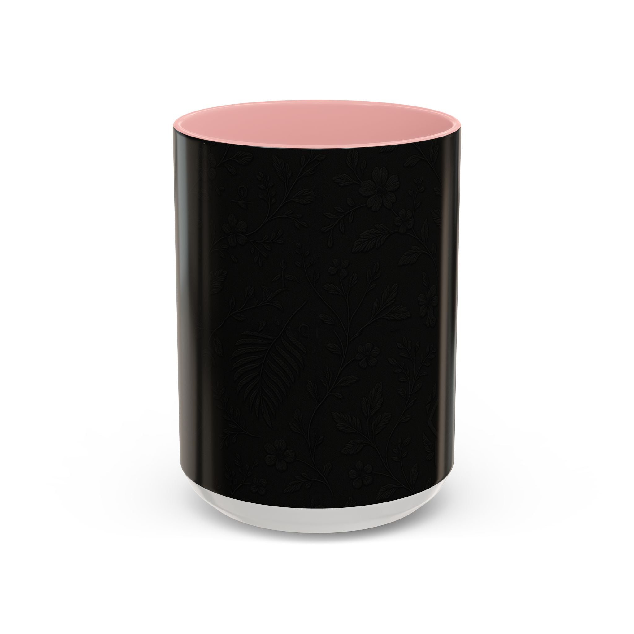 SEV ACCENT COFFEE MUG — NOIR GRAPHITE SUBTLE BOTANICAL — alternate view 8 of 68