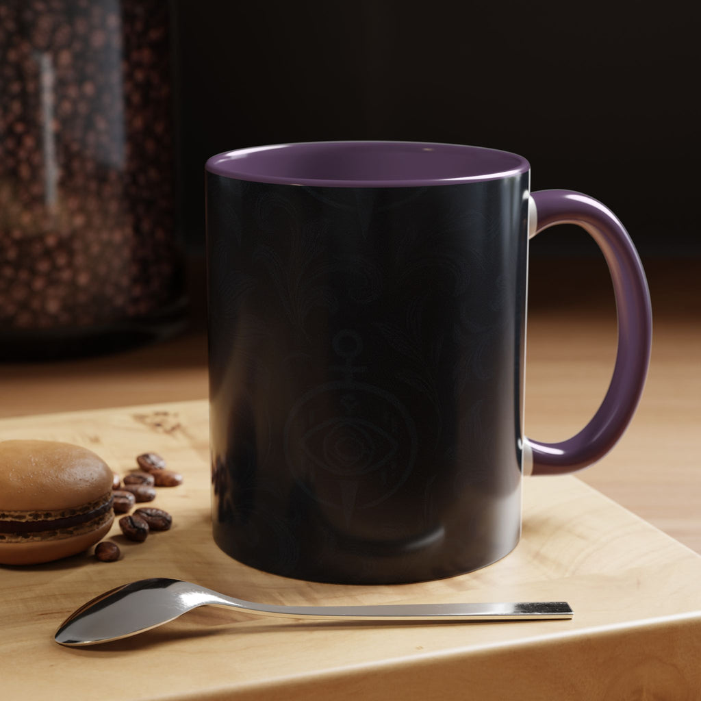 SEV ACCENT COFFEE MUG — MIDNIGHT NAVY FLORAL — alternate view 65 of 68