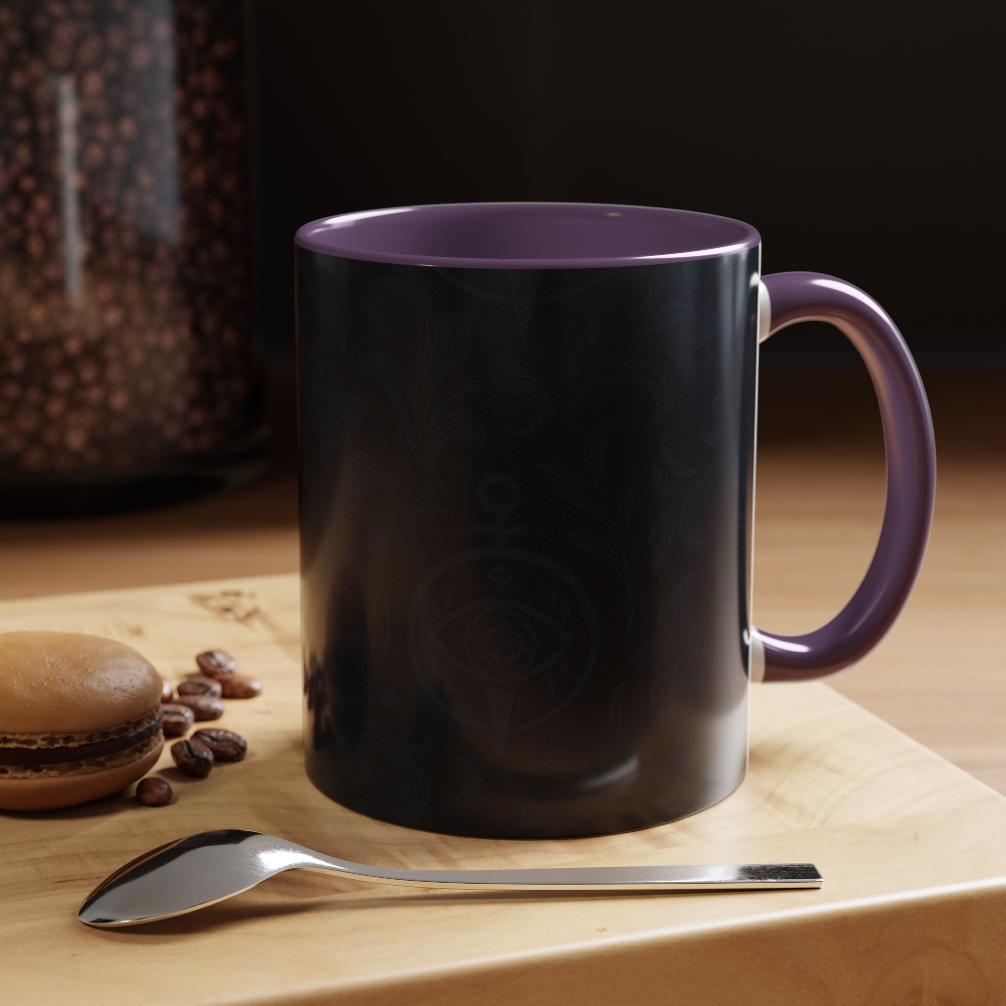 SEV ACCENT COFFEE MUG — MIDNIGHT NAVY FLORAL — alternate view 65 of 68