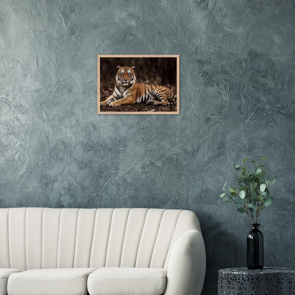 The Tiger — Framed Fine Art Print — Premium Wooden Frame — alternate view 9 of 9
