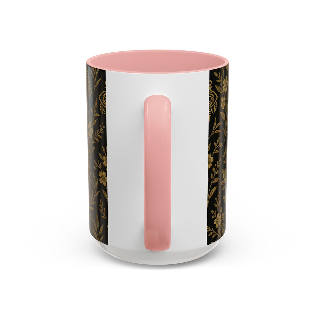 SEV ACCENT COFFEE MUG — TRUE NOIR RICH GOLD BOTANICAL — alternate view 37 of 68