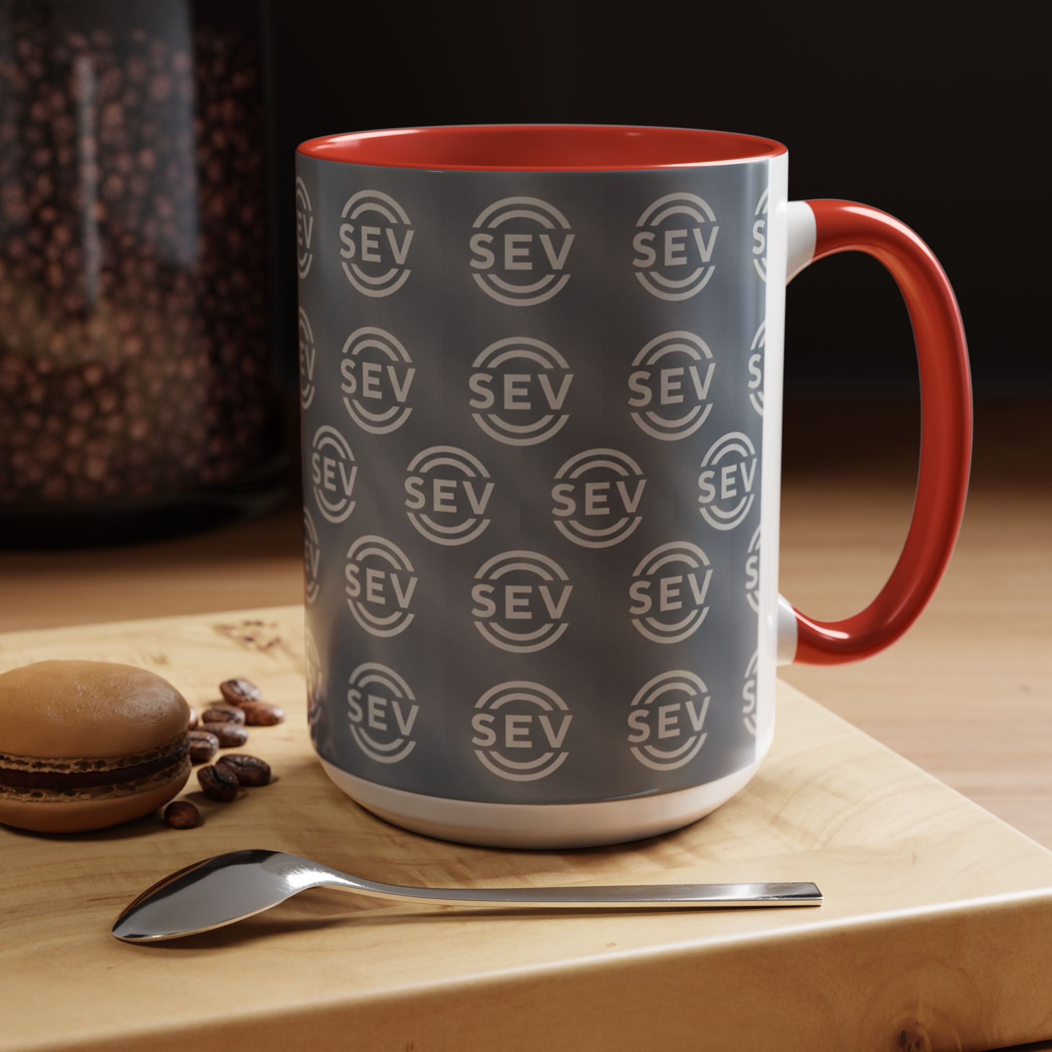 SEV ACCENT COFFEE MUG — DENSE WINTER STEEL GREY — alternate view 41 of 68