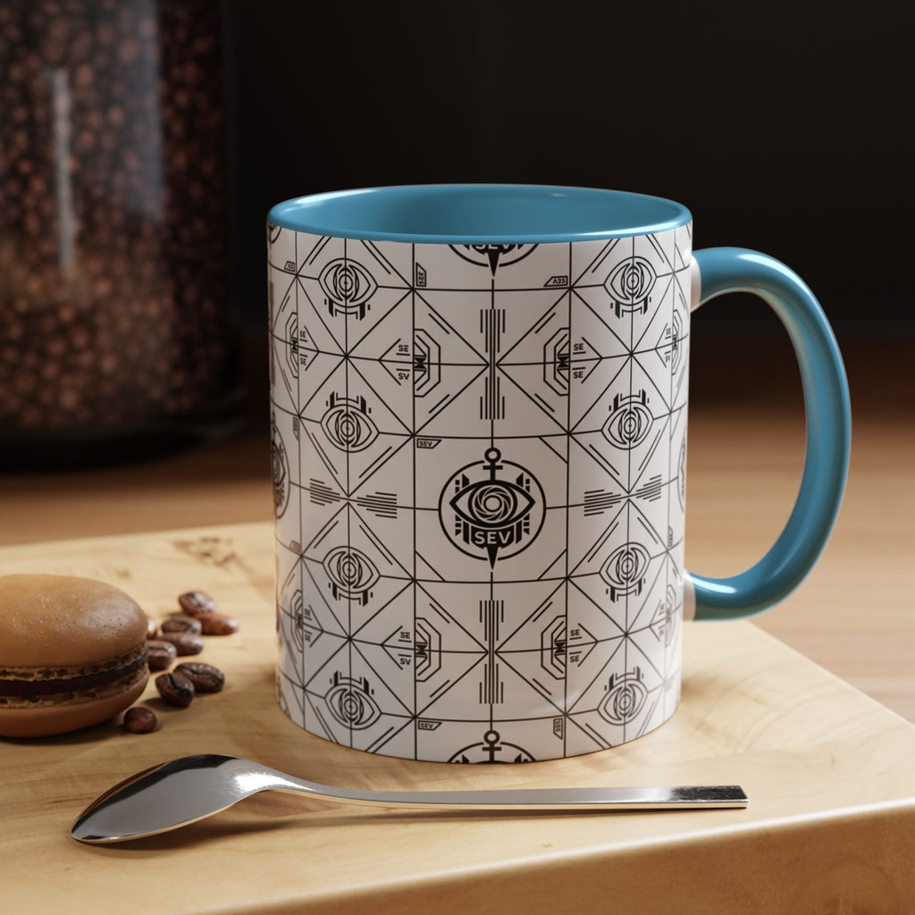 SEV ACCENT COFFEE MUG — PRECISION MONO BLACK — alternate view 44 of 68