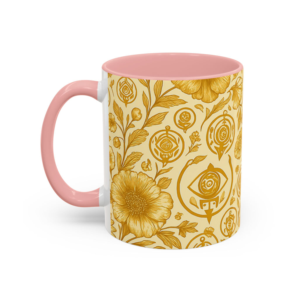 SEV ACCENT COFFEE MUG — GOLDCREAM FLORAL — alternate view 24 of 68