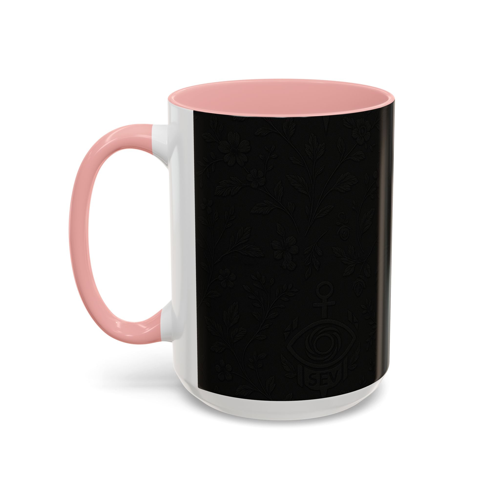 SEV ACCENT COFFEE MUG — NOIR GRAPHITE SUBTLE BOTANICAL — alternate view 36 of 68